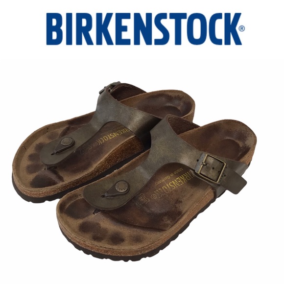 The BIRKENSTOCK Gizeh Thong Sandal Bronze Size 4 - Picture 1 of 16